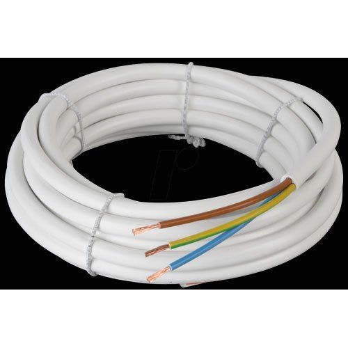 440 V Pvc 3 Core Copper Fire Resistant White Jacket Electrical Flexible Core Cable Application: Construction