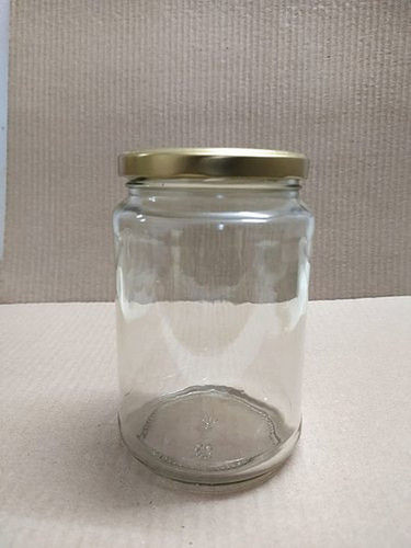 810 Ml Flint Round Glass Jar With Size 159mm X 90mm