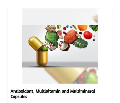 Antioxidant Multivitamin And Multimineral Capsules Cool & Dry Place