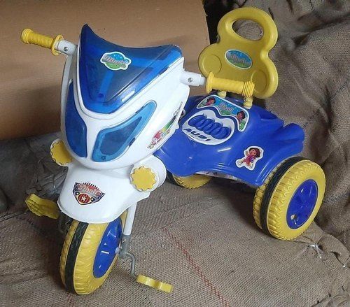 Blue Color Pedal Operated 3 Wheel with 9 Inch Diameter Bheem Children Tricycle for 2-3 Years Age Group