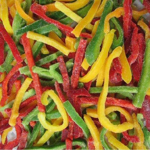 Fine Natural Rich Taste Healthy Green Red and Yellow Frozen Bell Pepper