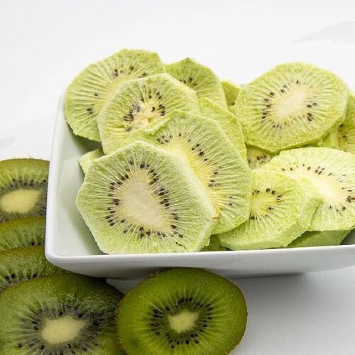 Sliced Fine Natural Taste Delicious Healthy Green Freeze Dried Kiwi