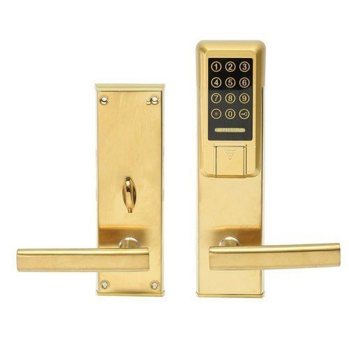 Rectangular Finish Chrome Electronic Digital Keypad Touch Smart Password Door Lock