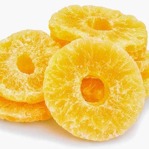 Sliced Healthy Delicious Natural Sweet Taste Freeze Dried Pineapple Packed In Paper Packets