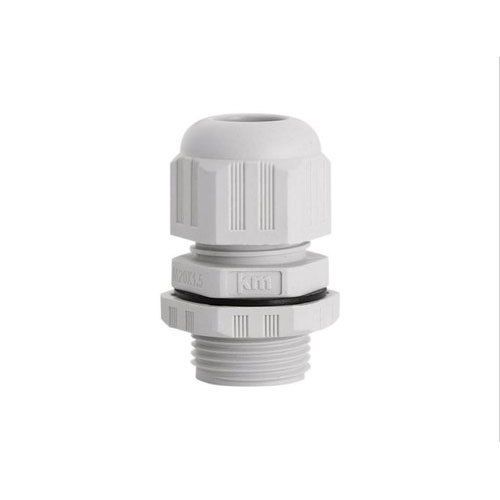 Ip55 2 Inch Easy To Fit Polished Pvc White Cable Gland For Electrical Usage Application: Construction