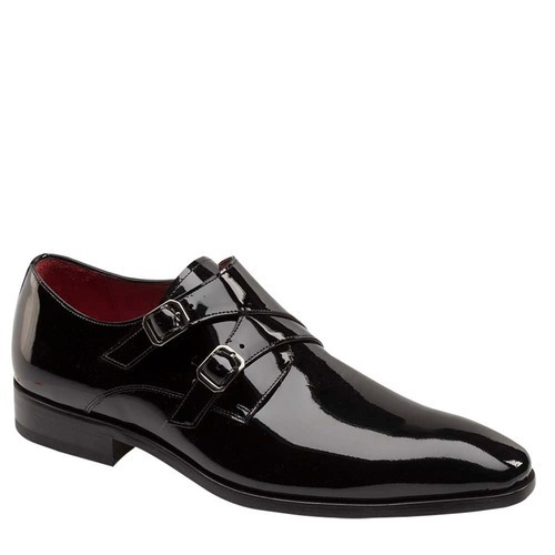 Low Heel Leather Anti Skid Party Wear Mens Shoes With Black Color Sole Size: Various Sizes Are Available