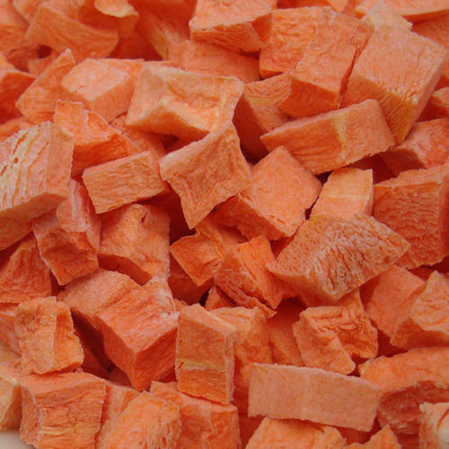 Natural Rich Sweet Taste Orange And Red Freeze Dried Carrot Packed In Pp Bag