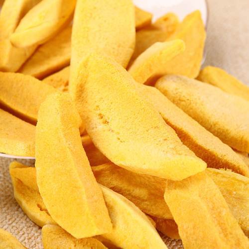 No Artificial Color Added No Preservative Sweet Natural Taste Yellow Frozen Mango Slices