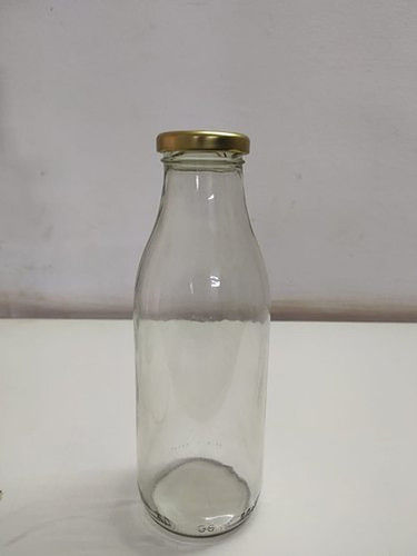 Plain Round Shape Glass Milk Bottles With Size 500Ml Capacity: 500 Milliliter (Ml)