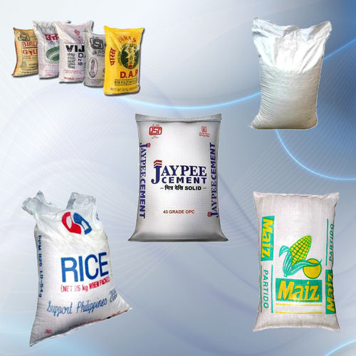 White Pp Woven Bag Used In Storage Cement And Dust