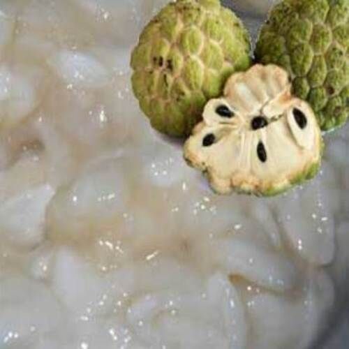 Purity 100% Hygenic Natural Rich Taste Healthy White Frozen Custard Apple Pulp Packed In Plastic Pouch Origin: India