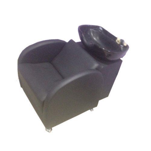 Single Seater Modern Look Professional Salon Cum Parlour Use Black Color Shampoo Chair