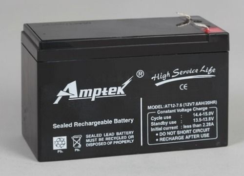 Smf Industrial Acid Lead Battery At 12V 7.6Ah 151 X 65 X 94 Mm Nominal Voltage: 12 Volt (V)