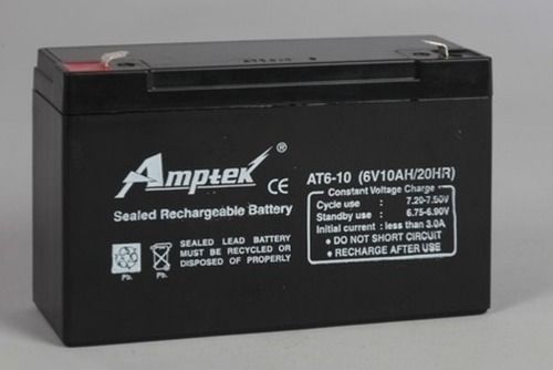 Smf Industrial Acid Lead Battery At6 10 6 V 151 X 51 X 94 Mm Sealed Type: Sealed