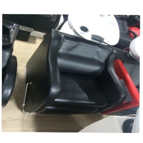 Stainless Steel Frame With Leather Cushion Black Color Professional Saloon Parlour Shampoo Chair