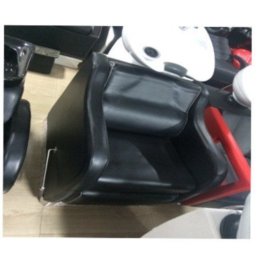 Fine Stainless Steel Frame With Leather Cushion Black Color Professional Saloon Parlour Shampoo Chair