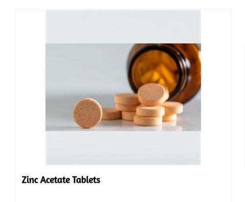 Zinc Acetate Tablets Cool & Dry Place