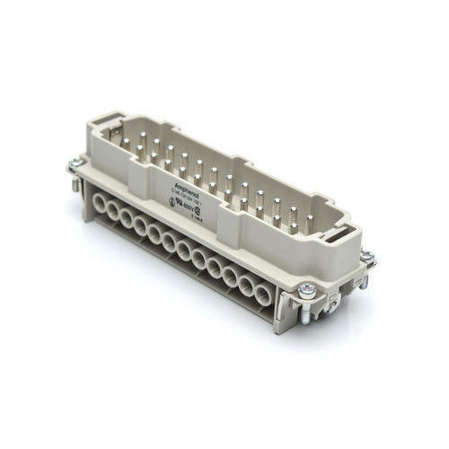 1 Inch Aluminum Bottom Body Shape Male Connector White EPIC Rectangular Connectors