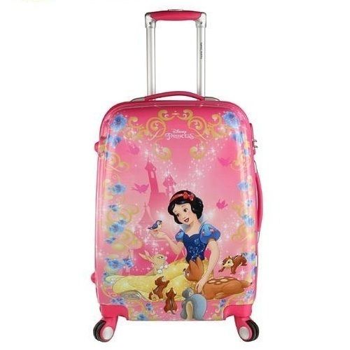 100% Pure Pvc Made With 1 Zipper Closure Printed Pattern 18 Inch Cartoon Trolley Bag