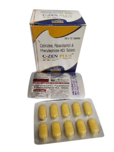 Cetirizine Paracetamol Phenylephrine Hcl Tablets Generic Drugs