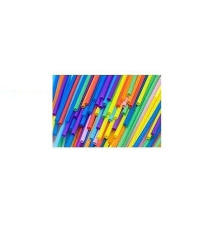 Disposable Round Straight Virgin Food Grade Color Plastic Drinking Straw For Juice Soft Drink