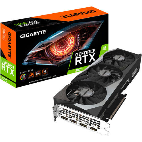  गीगाबाइट GeForce RTX 3070 गेमिंग OC (rev 2.0) LHR ग्राफिक्स कार्ड 