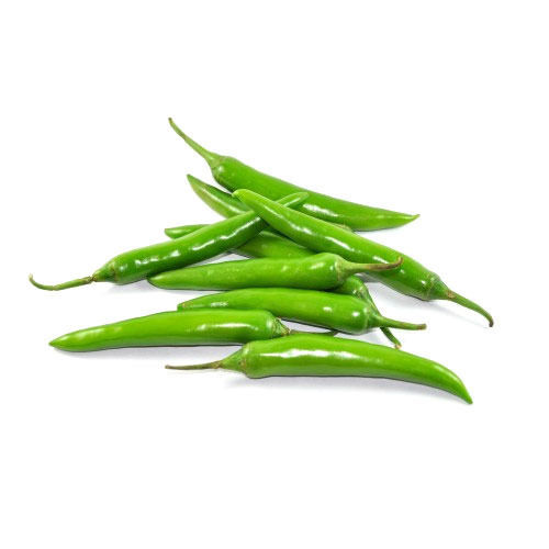 Hot Spicy Natural Taste Healthy Fresh Green Chilli Packed in Jute Bag