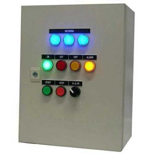 Mild Steel Three Phase Induction Dol Starter Control Panel Base Material: Metal Base