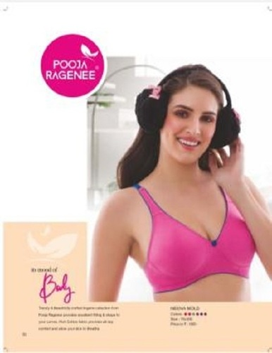 Pink Color Skin Friendly Thin Strap 3/4th Coverage Regular Fit Breathable  And Relaxed Cotton Plain Padded Bra Inner Wear Size: 28 at Best Price in  Thiruvananthapuram