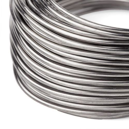 0.10 To 5.5 Mm 302 Grade Stainless Steel Hard Wire Length: 1000  Meter (M)