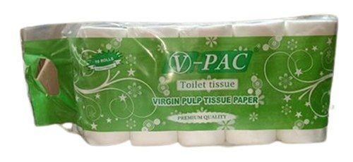 Absorbent Disposable White Virgin Wood Pulp Sanitary Toilet Tissue Paper Roll For Hotel Home Office Size: Vary