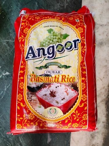  Angoor Sortex क्लीन प्योर एंड हेल्दी दुबार प्रीमियम व्हाइट कलर बासमती चावल 35 किग्रा