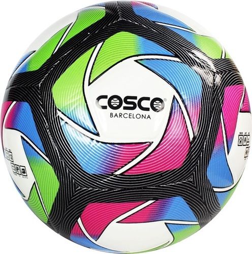 Cosco Barcelona Multicolor Size 5 Tpu Thermoplastic Polyurethane Machine Stitched Soccer Football Circumference: 68-70 Cms