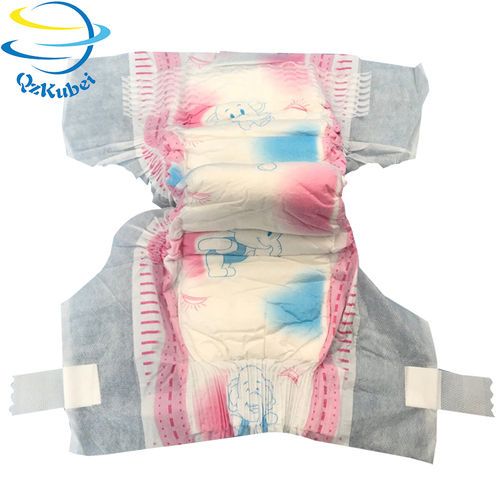 White Disposable Soft Baby Diapers, Soft Breathable, Easy To Wear