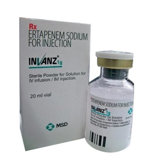 Invanz Ertapenem Sodium Injection 20 Ml Generic Drugs