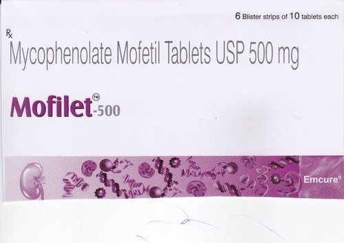 Mofilet Mycophenolate Mofetil 500MG Tablet