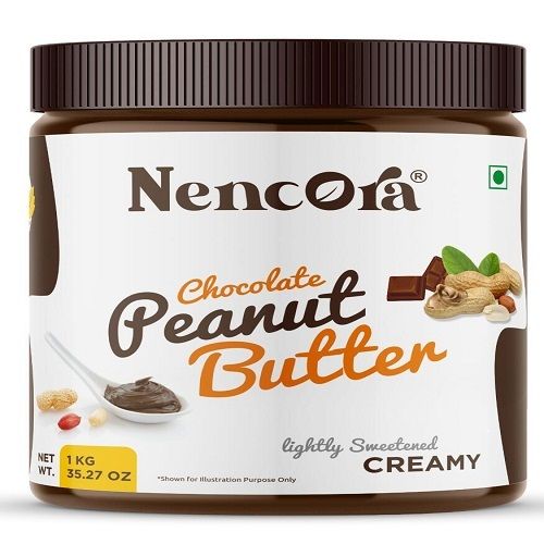 Nencora Chocolate Healthy And Nutritious Lightly Sweetened Creamy Peanut Butter 1kg