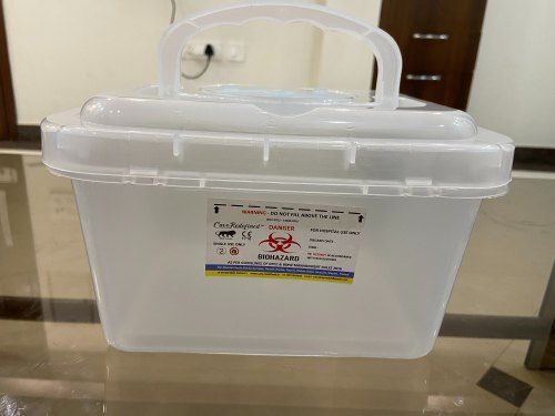 Lightweight Durable White Plastic Container