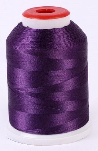 Purple Color 2 Ply High Tenacity A Grade Soft And Silky Bright Luster 150 Denier Polyester Dyed Embroidery Thread