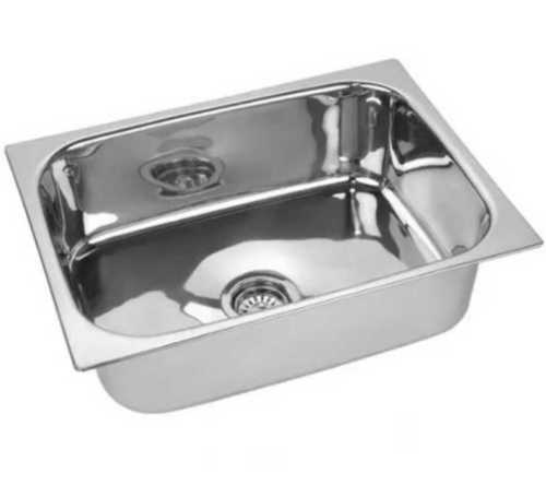 Single Bowl Stainless Steel Kitchen Sink Without Drain Board