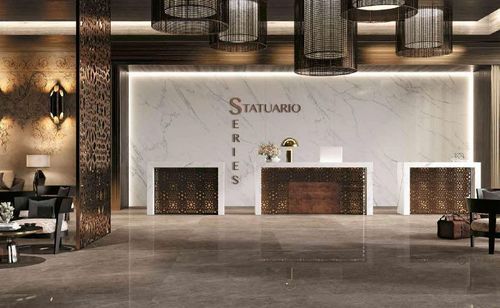 Multi Color Statuario Series Gvt Tiles 600A 600 Mm