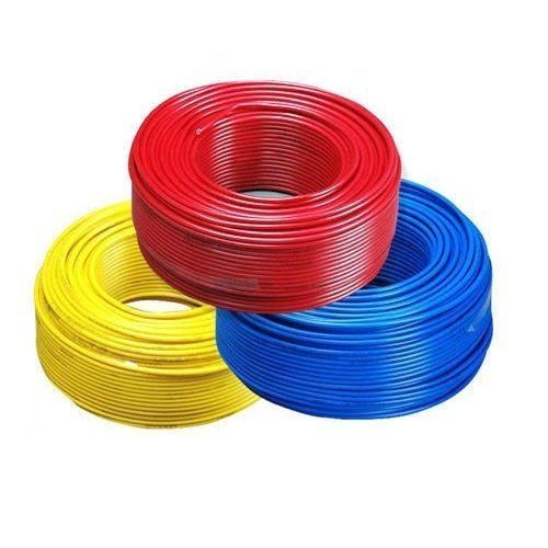 Red 1100 V Single Core Copper Conductor Polycab Flame Retardant (Fr) House Wires For Home 