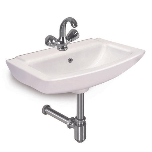 18"x12" Excellent Finish Square Only White Wash Basin