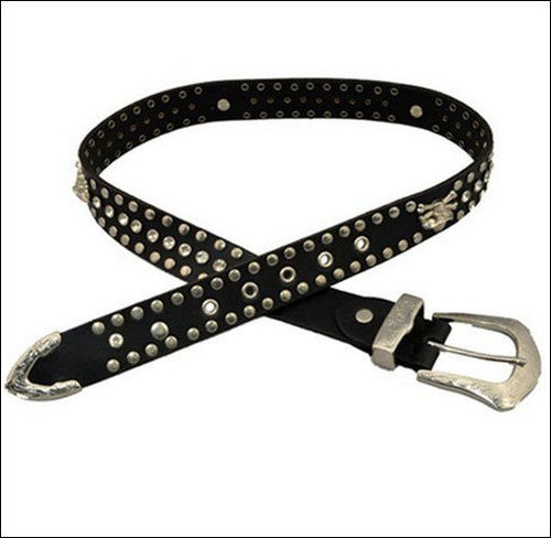 Cherry 36 Inch Length Stainless Steel Buckle Leather Belts For Ladies