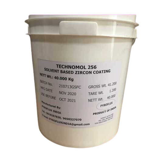 40 Kg Technomol 256 Solvent Based Zircon Coating Liquid By Pyroflux India