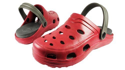 Anti Skid Red Color Clog Style Kids Casual Sandal Heel Size: Low Heal