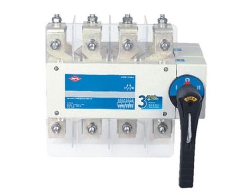 White Atso2004Poxs 200A 4P Hpl 415 V Low Voltage Three Phase Motorised Changeover Switch