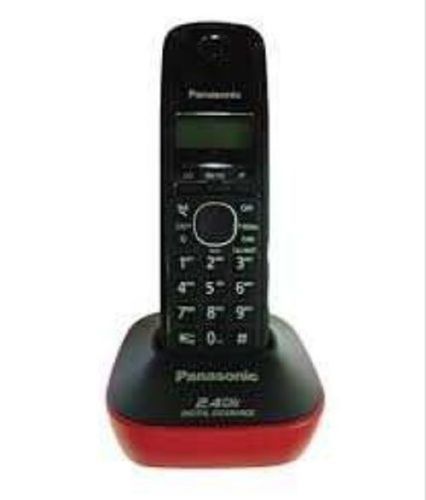 Black Plastic Panasonic Kx Tg3411Sxh Cordless Landline Phone, Speaker Phone Use: Office