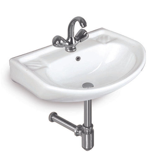 Wall Mount Type 20"x16" White Wash Basin with Excellent Rust Resistivity