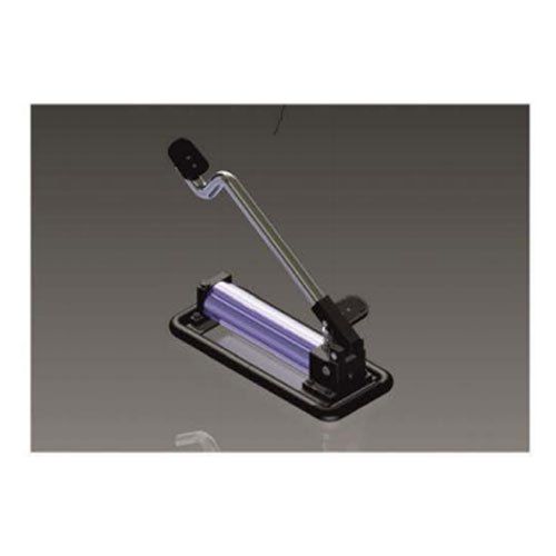 Stainless Steel 800 Bar Pressure Industrial Black Silver Hydraulic Foot Pump